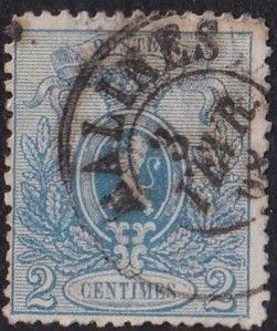 Belgium #25b Used