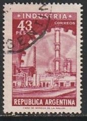 1965 Argentina - Sc 823 - used VF - 1 single - Industry