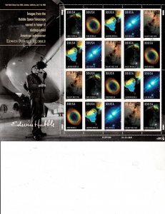 Hubble Telescope 33c US Postage Sheet #3384-88 VF MNH