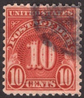 United States Scott #J74 USED NH OG. Clean clear has gum and cancel?