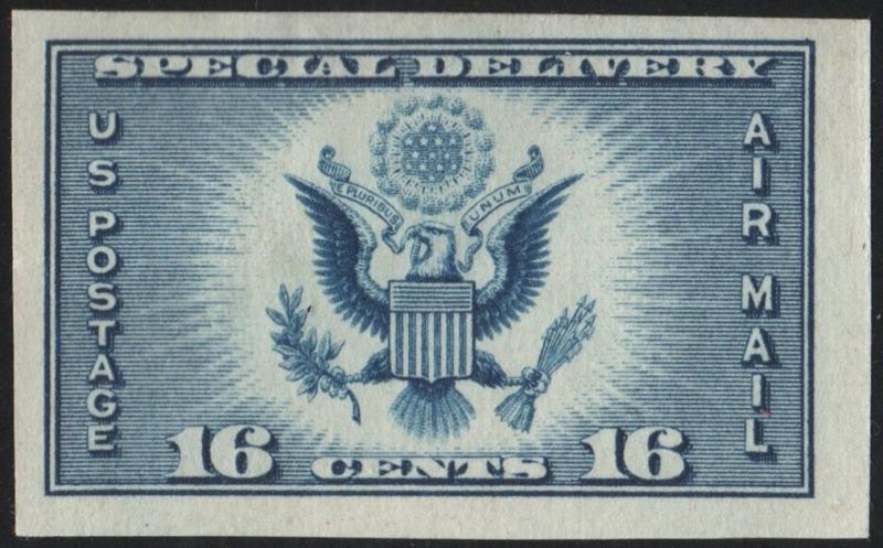 SC#771 16¢ Great Seal of the United States Imperforate Single (1935) NGAI