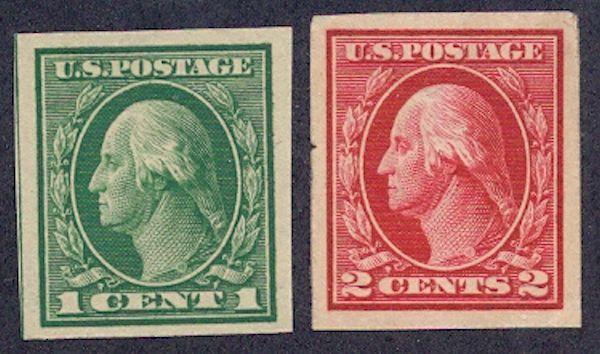 MALACK 408 - 09 VF/XF OG NH, single of each,  fresh,..MORE.. w2933