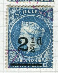 ST. HELENA; 1884-94 early classic QV issue fine used 2.5d. value