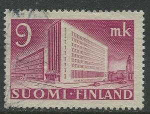 Finland - Scott 219B - Helsinki Post Office -1939- Used - Single 9m Stamp