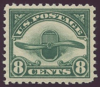 US Scott #C4, Mint, XF, NH, PSE