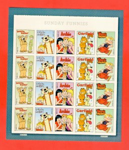 4467-71 SUNDAY FUNNIES FULL SHEET  MNH