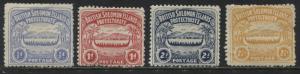 British Solomon Islands 1907 1/2d to 2 1/2d  mint o.g.