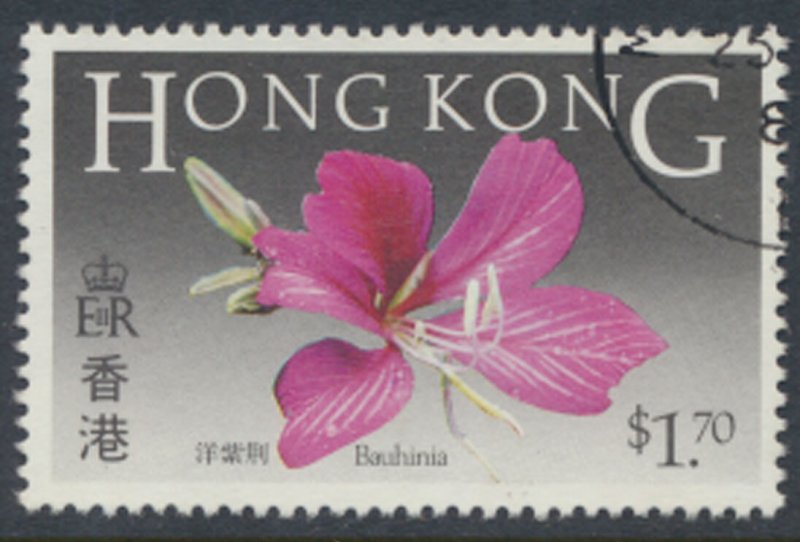 Hong Kong SC# 455 Used  SG 501 Native Flowers  1985 see details/ scan 