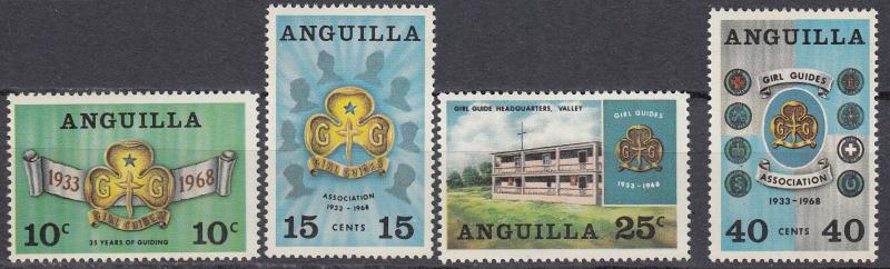 Anguilla - 1968 Girl Guides Sc# 40/43 - MNH (456N)