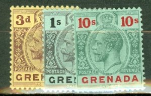 HZ: Grenada 79-84, 85a, 85c, 86-90 mint CV $113; scan shows only a few