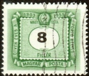 Hungary J212 - Used - 8f Numerals / Postage Due (1953)