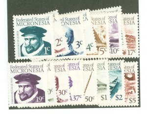 Micronesia #5-20 Mint (NH) Single (Complete Set)