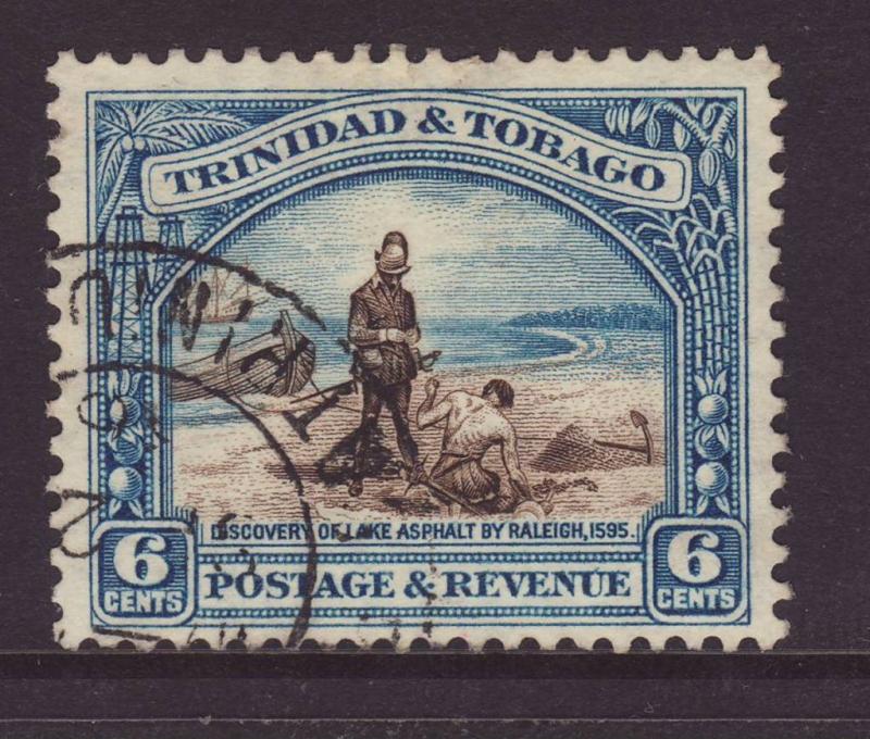 1937 Trinidad 6c Perf 13 x 12½ F/Used