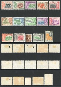 Dominica SG120/34 Set of 15 Fine used Cat 100 pounds