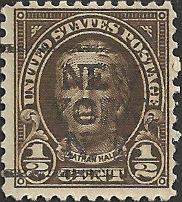 # 551 Used Olive Brown Nathan Hale
