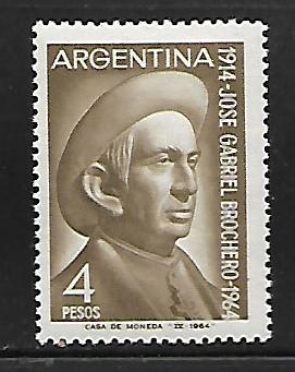 ARGENTINA 761 MNH JOSE BROCHERO