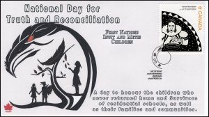 CA22-045, 2022, National Day of Truth and Reconciliation, First Day of Issue,