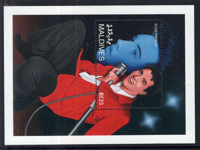 Maldive Islands 2109 Elvis Souvenir Sheet MNH VF