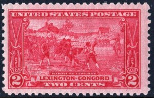 SC#618 2¢ Lexington-Concord Issue (1925) MNH