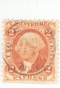 Scott # R10c - Revenue stamp - 2c Express, orange -  Used