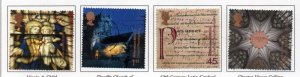 Great Britain Sc 1930-1933 2000 Spirit & Faith Millennium stamp set used