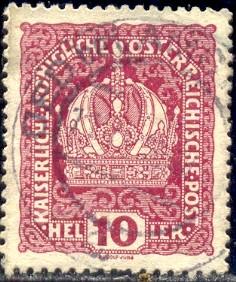 Austrian Crown, Austria stamp SC#148 used