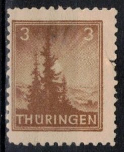 Germany - Russian Zone - Thuringia - Scott 16N1 MH