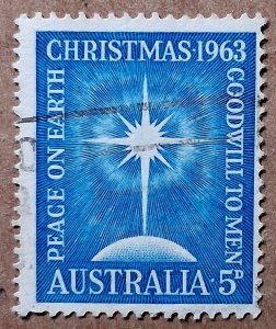 Australia #380 5d Star of Bethlehem USED (1963)