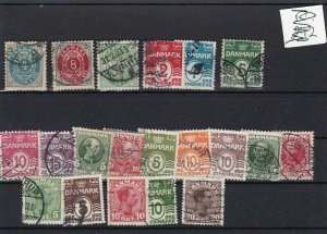 DENMARK STAMPS ON STOCK CARD  REF R 1688
