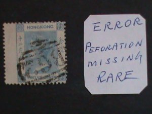 ​HONG KONG-ERROR-1902 SC#46-120 YEARS OLD-QUEEN VICTORIA-USED VF-KEY STAMP-RARE