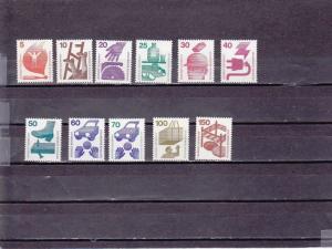 Germany 1074-1085 MNH ( 1085= Very Light Hinge)