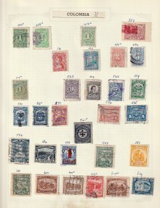 COLOMBIA Old/Mid M&U Collection on Pages (Aprx 250+Items) Goy 3194