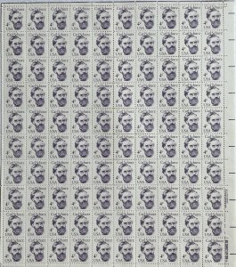 Scott 1847 CARL SCHURZ ￼Sheet of 100 US 4¢ Stamps MNH 1983 