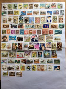 Australia 100 stamps - Lot A