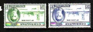 Gibraltar-Sc#119-20- id4-unused hinge remnant Peace set-KGVI-1946-