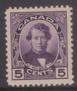 CANADA - 1927 SCOTT#146 THOMAS DARCY McGEE - 1V MINT LH