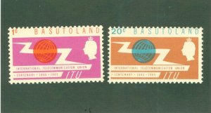 BASUTOLAND 101-02 MNH BIN $1.00