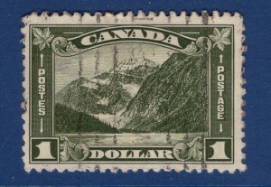 Canada  #177  used  1930-31 Edith Cavell Mountain $1