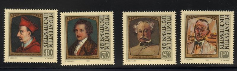 Liechtenstein 722-5 mint NH