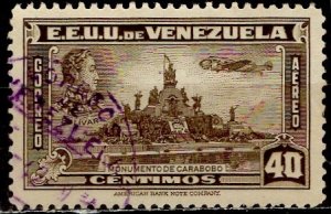 Venezuela 1940; Sc. # C139; Used Single Stamp