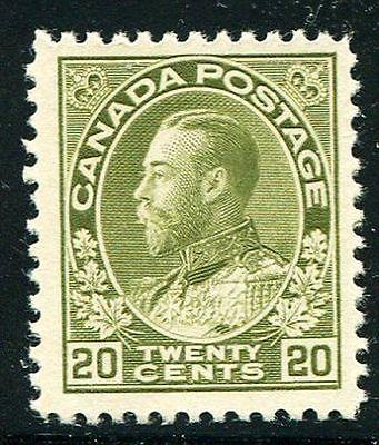 Canada #119  Mint nearly VF  lightly hinged