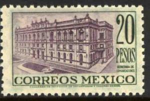 MEXICO 829 $20Pesos Ministry of Communications Bdg MNH