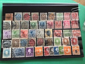 Denmark mounted mint or used stamps A12038