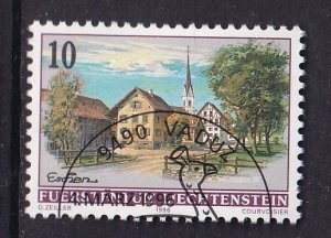 Liechtenstein   #1068  cancelled  1996  paintings of village views 10rp