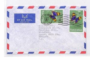 Tanzania Devon Great Britain Airmail Cover {samwells}PTS 1978 BQ152