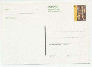 Postal stationery Slovenia 2002 International Show Caves Association - Human fis