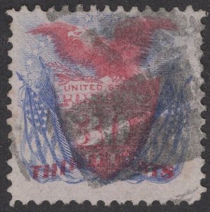 SC #121. VF-Used. Oversized margins & rich color.  CV: $375