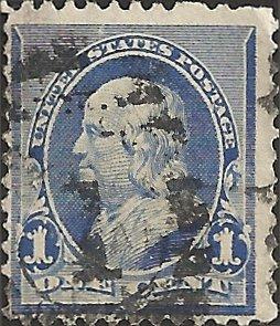 # 219 DULL BLUE USED BEN FRANKLIN SCV-0.75