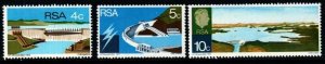 SOUTH AFRICA SG307/9 1972 OPENING OF HENDRIK VERWOERD DAM MNH