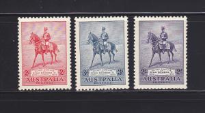 Australia 152-154 Set MNH King George V and Horse (A)